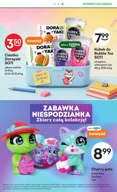 Żabka - gazetka promocyjna Gazetka od środy 26.08 do wtorku 08.09 - strona 12