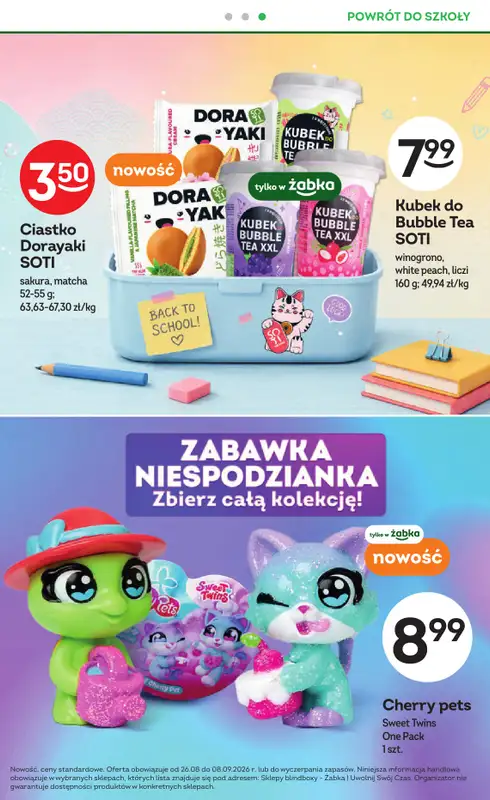 Żabka - gazetka promocyjna Gazetka od środy 26.08 do wtorku 08.09 - strona 12