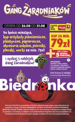 Biedronka - gazetka promocyjna Od czwartku od czwartku 27.08 do środy 02.09 - strona 2