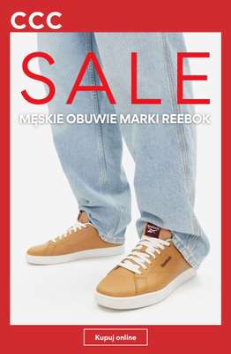 CCC - gazetka promocyjna SALE - męskie obuwie marki REEBOK od niedzieli 30.08 