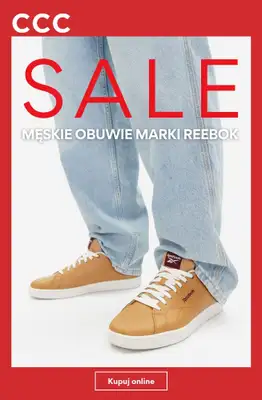 CCC - gazetka promocyjna SALE - męskie obuwie marki REEBOK od niedzieli 30.08 