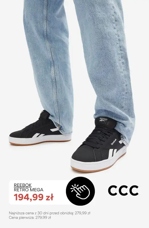 CCC - gazetka promocyjna SALE - męskie obuwie marki REEBOK od niedzieli 30.08  - strona 9