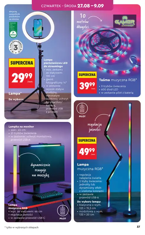 Biedronka - gazetka promocyjna Hity i inspiracje, od 24.08 od poniedziałku 24.08 do środy 09.09 - strona 41