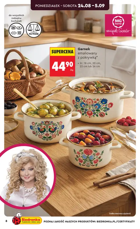 Biedronka - gazetka promocyjna Hity i inspiracje, od 24.08 od poniedziałku 24.08 do środy 09.09 - strona 12