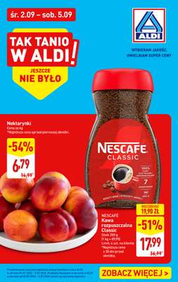 Aldi - gazetka promocyjna Tak tanio w Aldi! od środy 02.09 do soboty 05.09