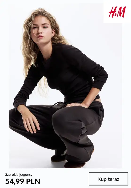 H&M - gazetka promocyjna Spodnie damskie od 54,99 PLN od soboty 29.08  - strona 9