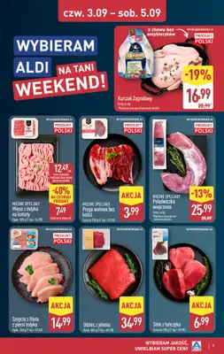 Aldi - gazetka promocyjna Weekend super cen w Aldi! od czwartku 03.09 do soboty 05.09 - strona 9