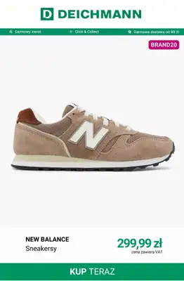 Deichmann - gazetka promocyjna -20% na nieprzecenione buty wybranych marek od piątku 28.08 do wtorku 06.10 - strona 8