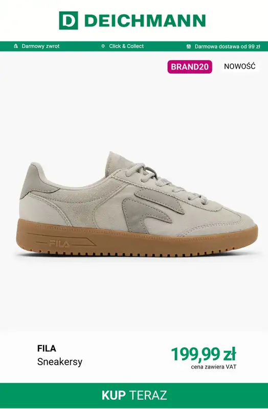 Deichmann - gazetka promocyjna -20% na nieprzecenione buty wybranych marek od piątku 28.08 do wtorku 06.10 - strona 4