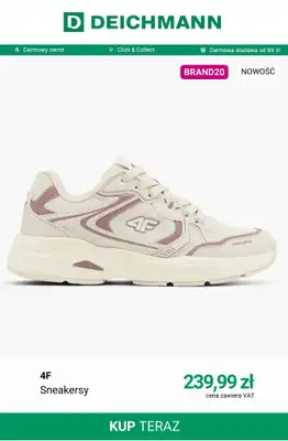 Deichmann - gazetka promocyjna -20% na nieprzecenione buty wybranych marek od piątku 28.08 do wtorku 06.10 - strona 3