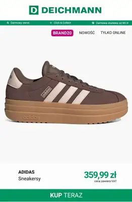 Deichmann - gazetka promocyjna -20% na nieprzecenione buty wybranych marek od piątku 28.08 do wtorku 06.10 - strona 5
