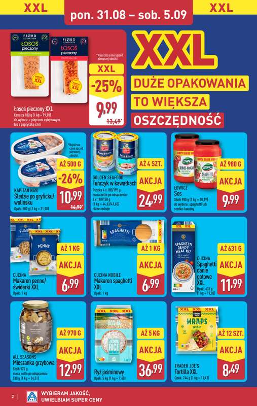 Aldi - gazetka promocyjna Katalog XXL! od poniedziałku 31.08 do soboty 05.09 - strona 2