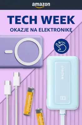 Amazon - gazetka promocyjna Tech Week - okazje na elektronikę od piątku 28.08 