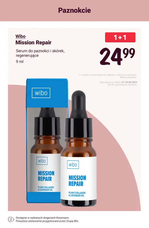 Rossmann - gazetka promocyjna 1+1 GRATIS na makijaż i lakiery do paznokci! od piątku 28.08 do soboty 29.08 - strona 16