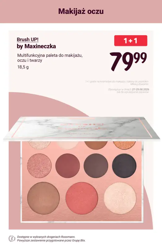 Rossmann - gazetka promocyjna 1+1 GRATIS na makijaż i lakiery do paznokci! od piątku 28.08 do soboty 29.08 - strona 13