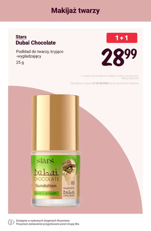 Rossmann - gazetka promocyjna 1+1 GRATIS na makijaż i lakiery do paznokci! od piątku 28.08 do soboty 29.08 - strona 2