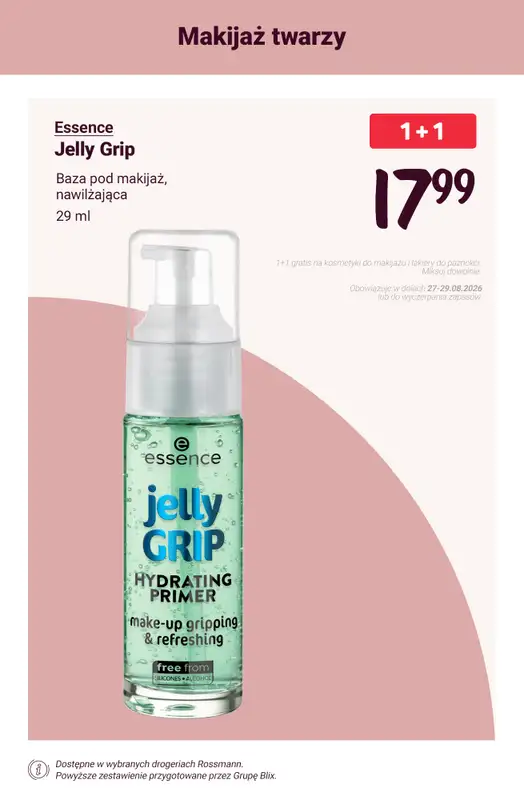 Rossmann - gazetka promocyjna 1+1 GRATIS na makijaż i lakiery do paznokci! od piątku 28.08 do soboty 29.08 - strona 11