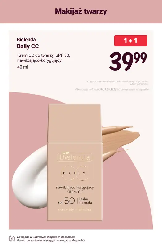 Rossmann - gazetka promocyjna 1+1 GRATIS na makijaż i lakiery do paznokci! od piątku 28.08 do soboty 29.08 - strona 6