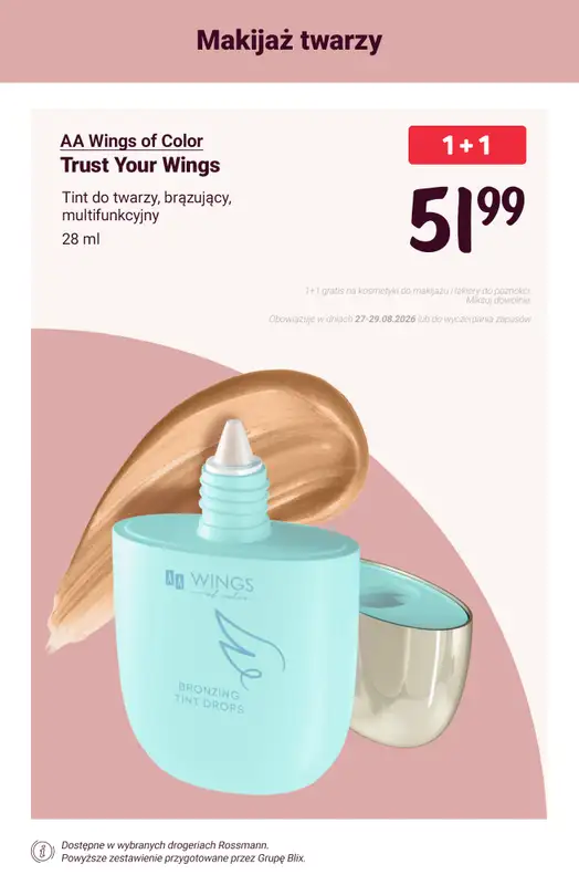 Rossmann - gazetka promocyjna 1+1 GRATIS na makijaż i lakiery do paznokci! od piątku 28.08 do soboty 29.08 - strona 5
