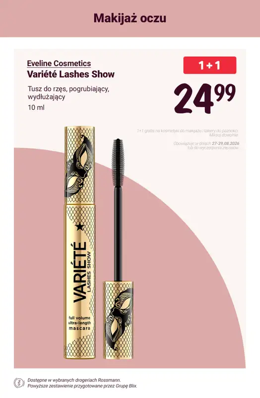 Rossmann - gazetka promocyjna 1+1 GRATIS na makijaż i lakiery do paznokci! od piątku 28.08 do soboty 29.08 - strona 10