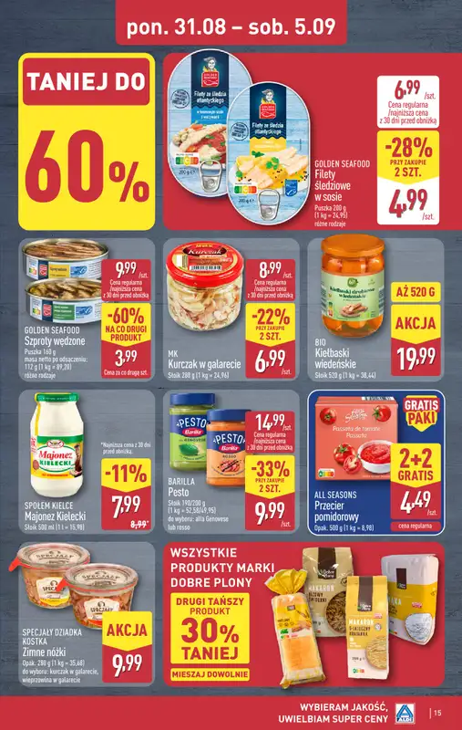 Aldi - gazetka promocyjna Pełny katalog! od poniedziałku 31.08 do soboty 05.09 - strona 15