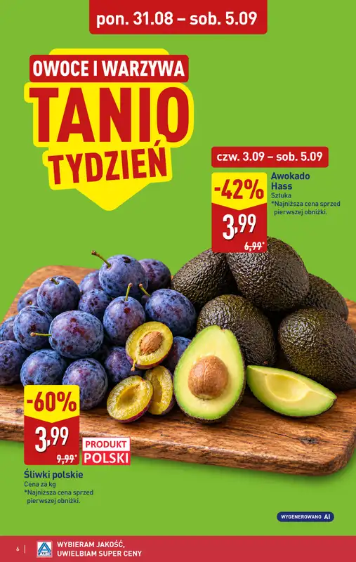Aldi - gazetka promocyjna Pełny katalog! od poniedziałku 31.08 do soboty 05.09 - strona 6