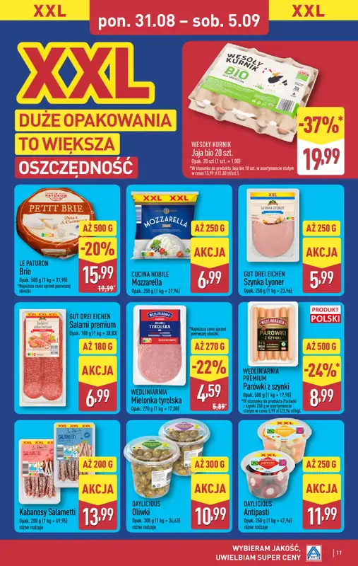 Aldi - gazetka promocyjna Pełny katalog! od poniedziałku 31.08 do soboty 05.09 - strona 11