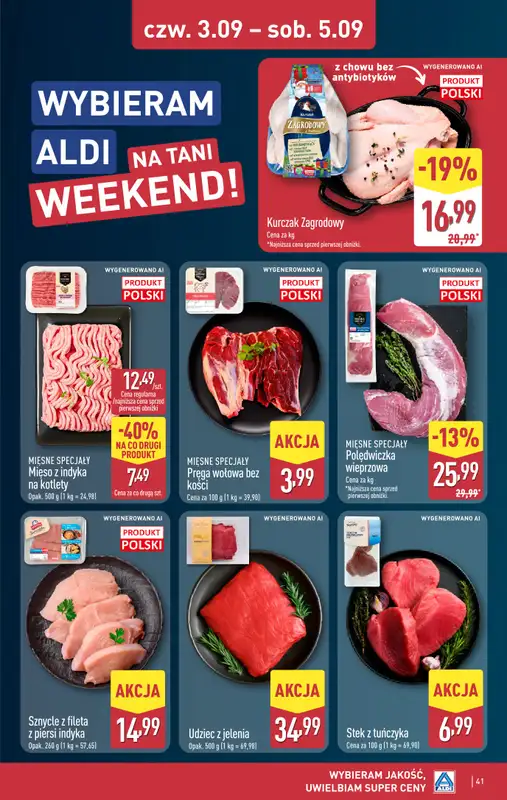 Aldi - gazetka promocyjna Pełny katalog! od poniedziałku 31.08 do soboty 05.09 - strona 41
