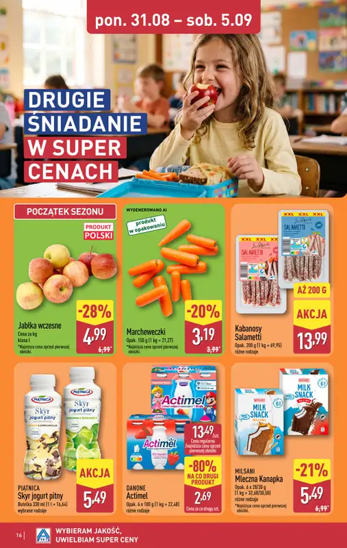 Aldi - gazetka promocyjna Pełny katalog! od poniedziałku 31.08 do soboty 05.09 - strona 16