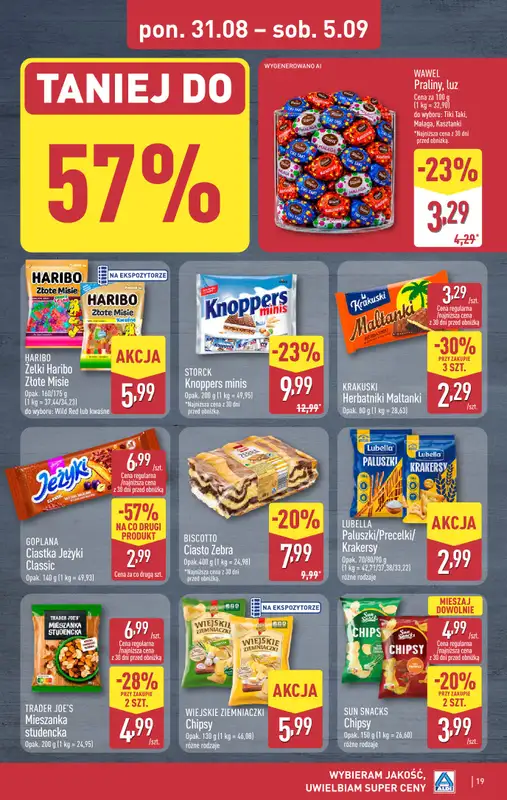 Aldi - gazetka promocyjna Pełny katalog! od poniedziałku 31.08 do soboty 05.09 - strona 19