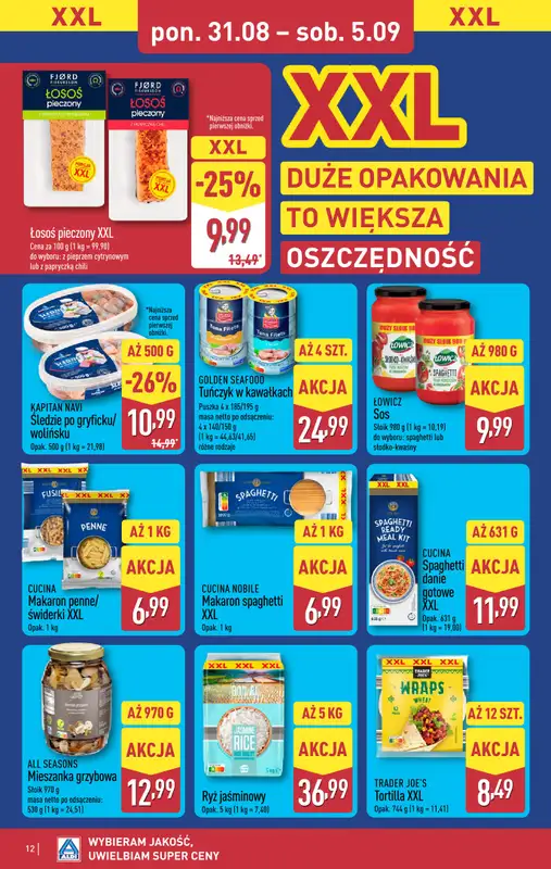 Aldi - gazetka promocyjna Pełny katalog! od poniedziałku 31.08 do soboty 05.09 - strona 12