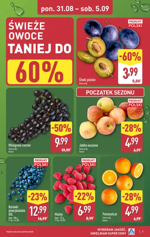 Aldi - gazetka promocyjna Pełny katalog! od poniedziałku 31.08 do soboty 05.09 - strona 3
