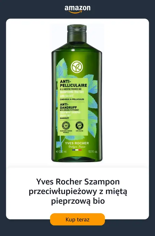 Amazon - gazetka promocyjna Do -30% na markę Yves Rocher od soboty 29.08  - strona 11