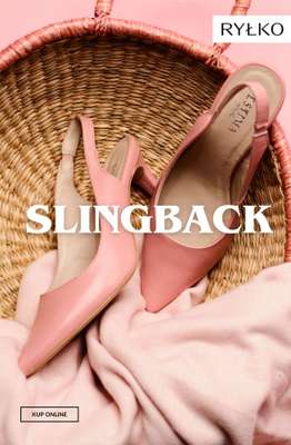 Ryłko - gazetka promocyjna Slingback - kolekcja damska od soboty 29.08 