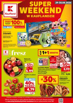 Kaufland - gazetka promocyjna Oferta Kaufland - SUPER WEEKEND od soboty 29.08 do niedzieli 30.08