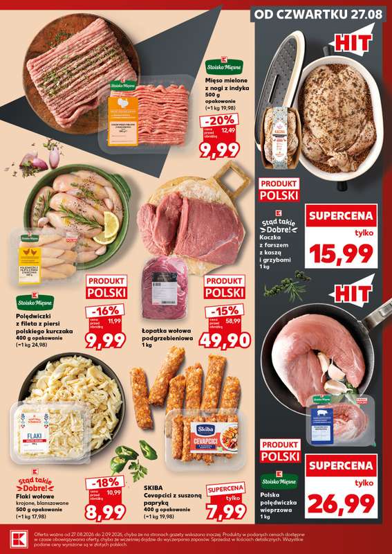 Kaufland - gazetka promocyjna Oferta Kaufland - SUPER WEEKEND od soboty 29.08 do niedzieli 30.08 - strona 19