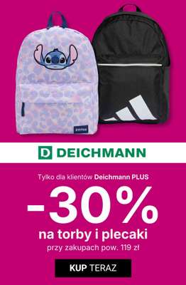 Deichmann - gazetka promocyjna -30% na nieprzecenione torby i plecaki od soboty 29.08 do wtorku 06.10