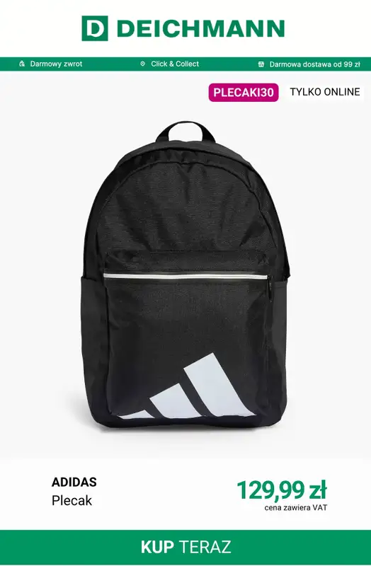 Deichmann - gazetka promocyjna -30% na nieprzecenione torby i plecaki od soboty 29.08 do wtorku 06.10 - strona 3