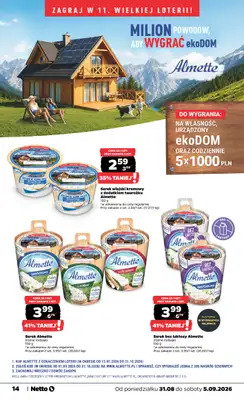Netto - gazetka promocyjna Gazetka Spożywcza od poniedziałku 31.08 do soboty 05.09 - strona 14