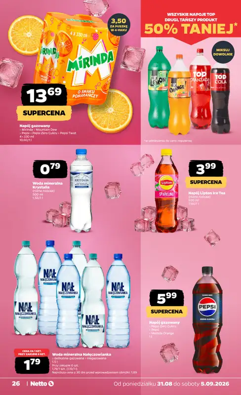 Netto - gazetka promocyjna Gazetka Spożywcza od poniedziałku 31.08 do soboty 05.09 - strona 26