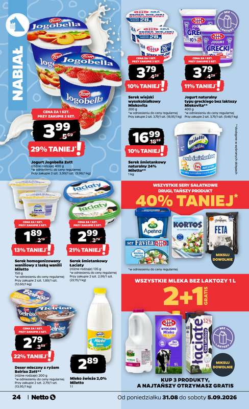 Netto - gazetka promocyjna Gazetka Spożywcza od poniedziałku 31.08 do soboty 05.09 - strona 24
