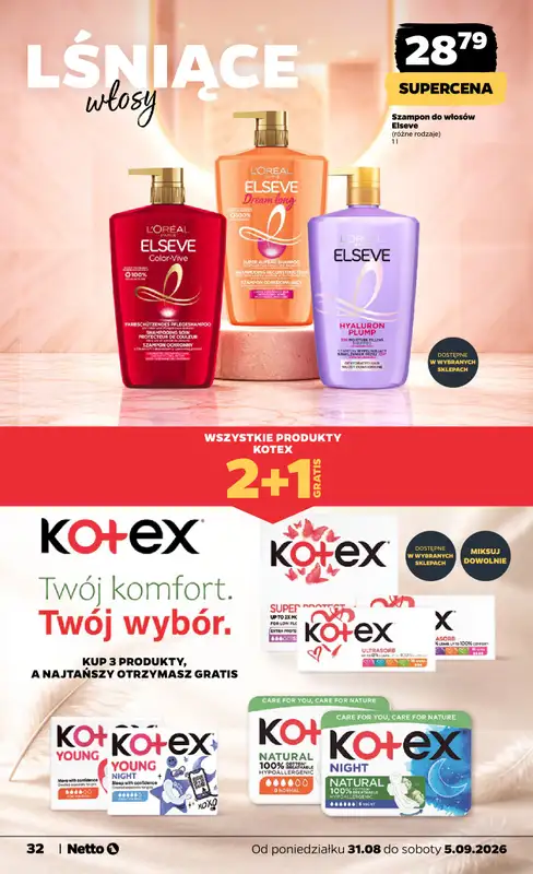 Netto - gazetka promocyjna Gazetka Spożywcza od poniedziałku 31.08 do soboty 05.09 - strona 32