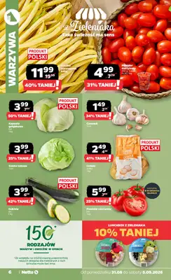 Netto - gazetka promocyjna Gazetka Spożywcza od poniedziałku 31.08 do soboty 05.09 - strona 6