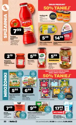 Netto - gazetka promocyjna Gazetka Spożywcza od poniedziałku 31.08 do soboty 05.09 - strona 22