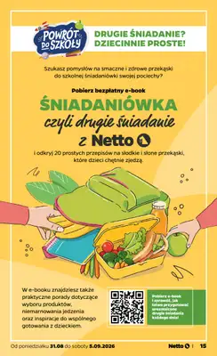 Netto - gazetka promocyjna Gazetka Spożywcza od poniedziałku 31.08 do soboty 05.09 - strona 15