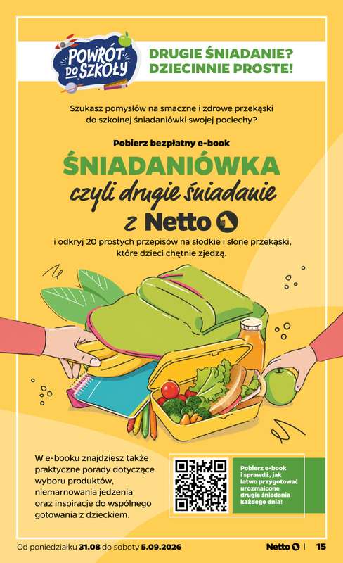 Netto - gazetka promocyjna Gazetka Spożywcza od poniedziałku 31.08 do soboty 05.09 - strona 15