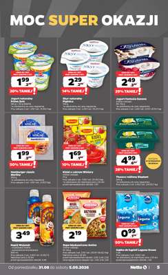 Netto - gazetka promocyjna Gazetka Spożywcza od poniedziałku 31.08 do soboty 05.09 - strona 5