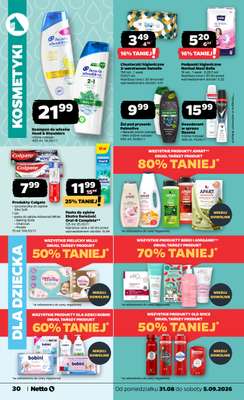 Netto - gazetka promocyjna Gazetka Spożywcza od poniedziałku 31.08 do soboty 05.09 - strona 30