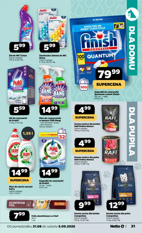 Netto - gazetka promocyjna Gazetka Spożywcza od poniedziałku 31.08 do soboty 05.09 - strona 31