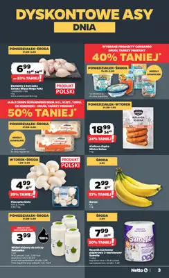 Netto - gazetka promocyjna Gazetka Spożywcza od poniedziałku 31.08 do soboty 05.09 - strona 3